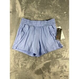 Head Womens Dri-Motion Mid Rise Relaxed Shorts Light Blue Heather Small NWT